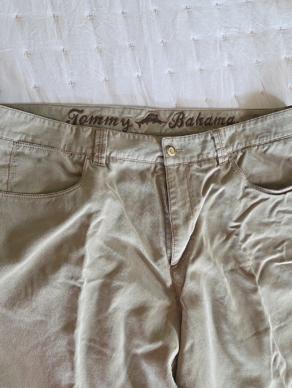 Tommy Bahama Men's Tan Chino Pants